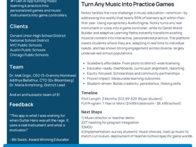 Notey - Where Music Practice Becomes Play