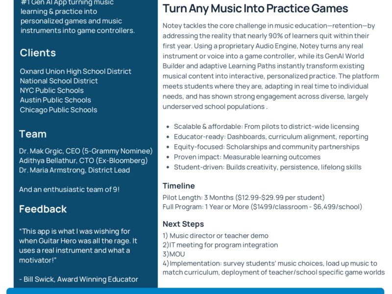 Notey - Where Music Practice Becomes Play