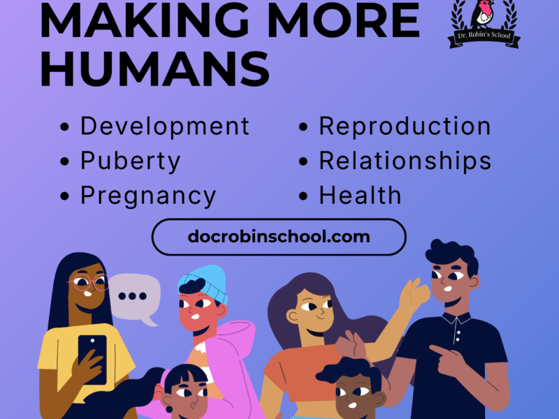 Dr. Robin's School | Human Biology, Pre-Med, Puberty and Reproduction